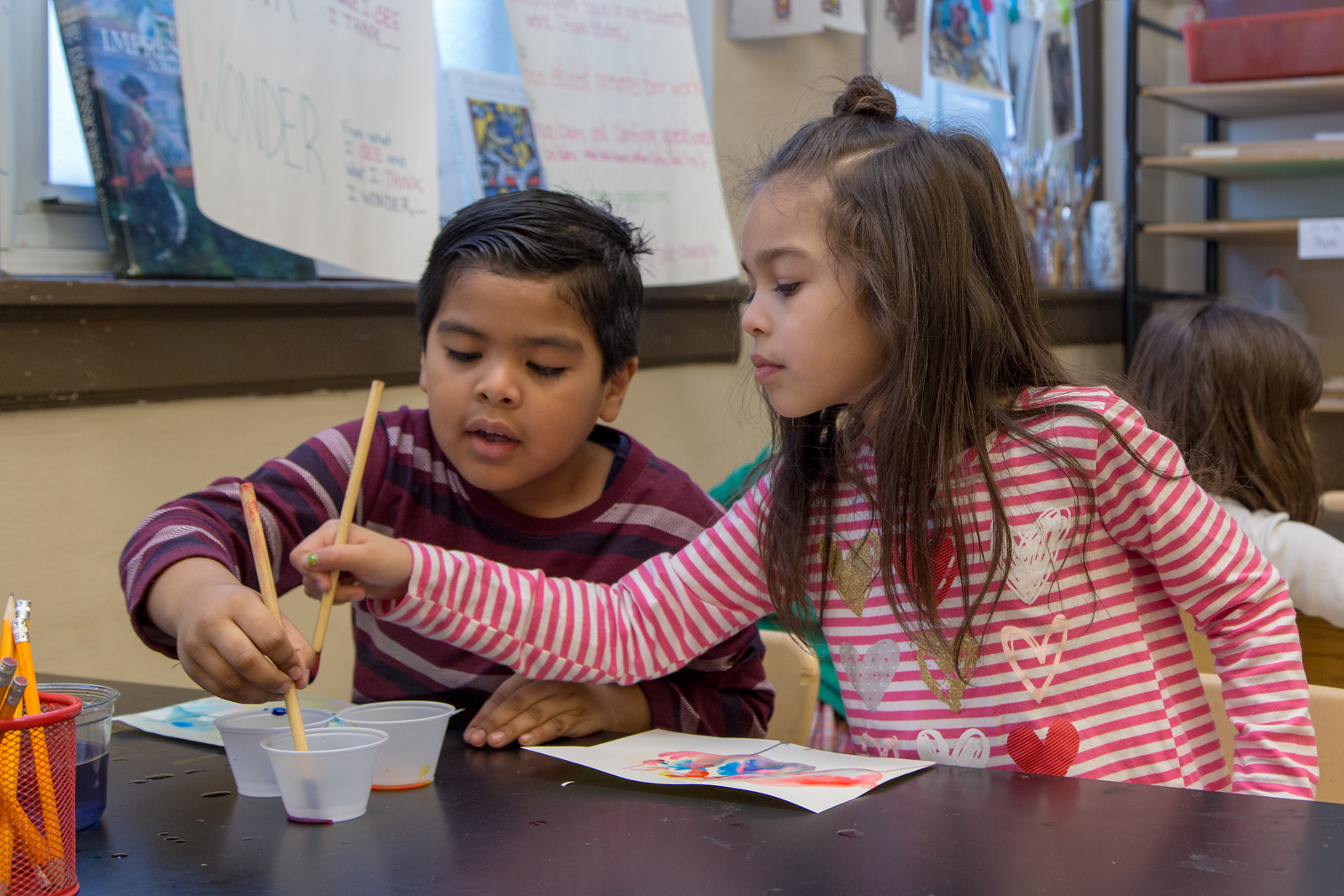 DisneyII students painting