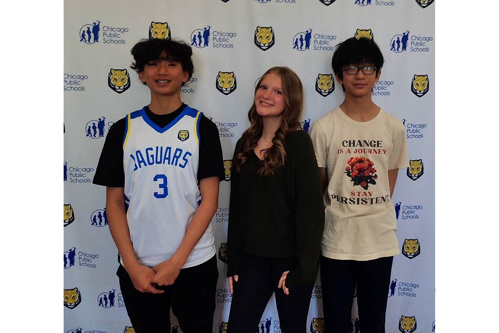 Chase, Payton, and Yi Hui