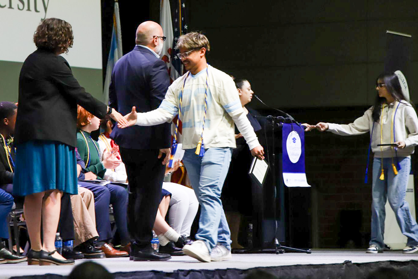 Early college award presentation