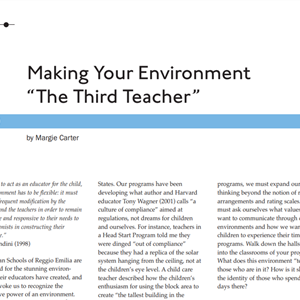 Making Your Environment “The Third Teacher” screenshot