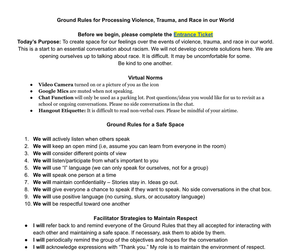 ground rules document image