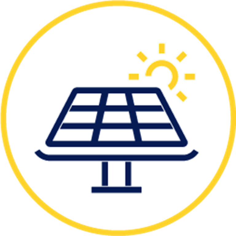 Solar panel icon