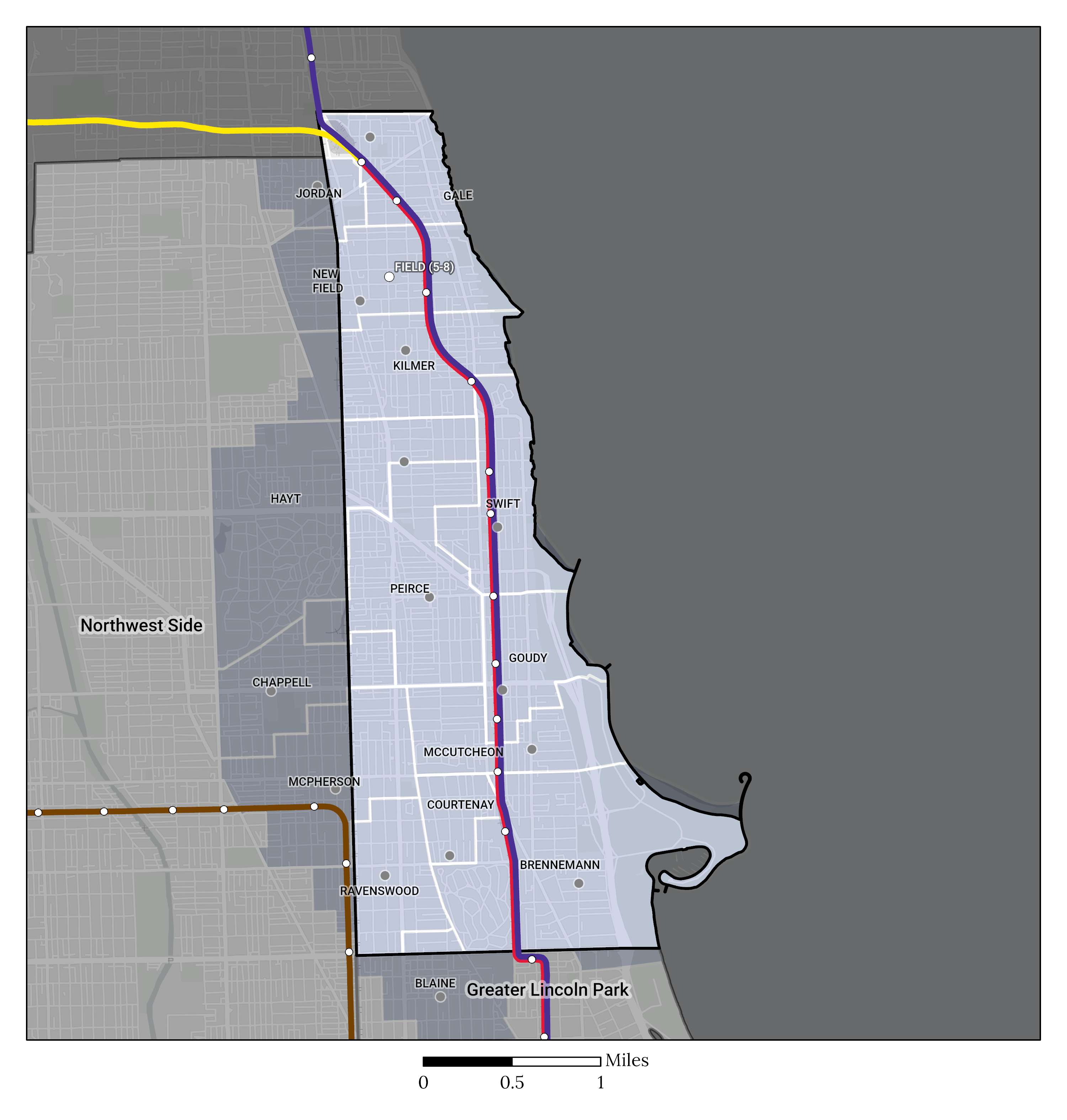 North Lakefront ES Boundaries