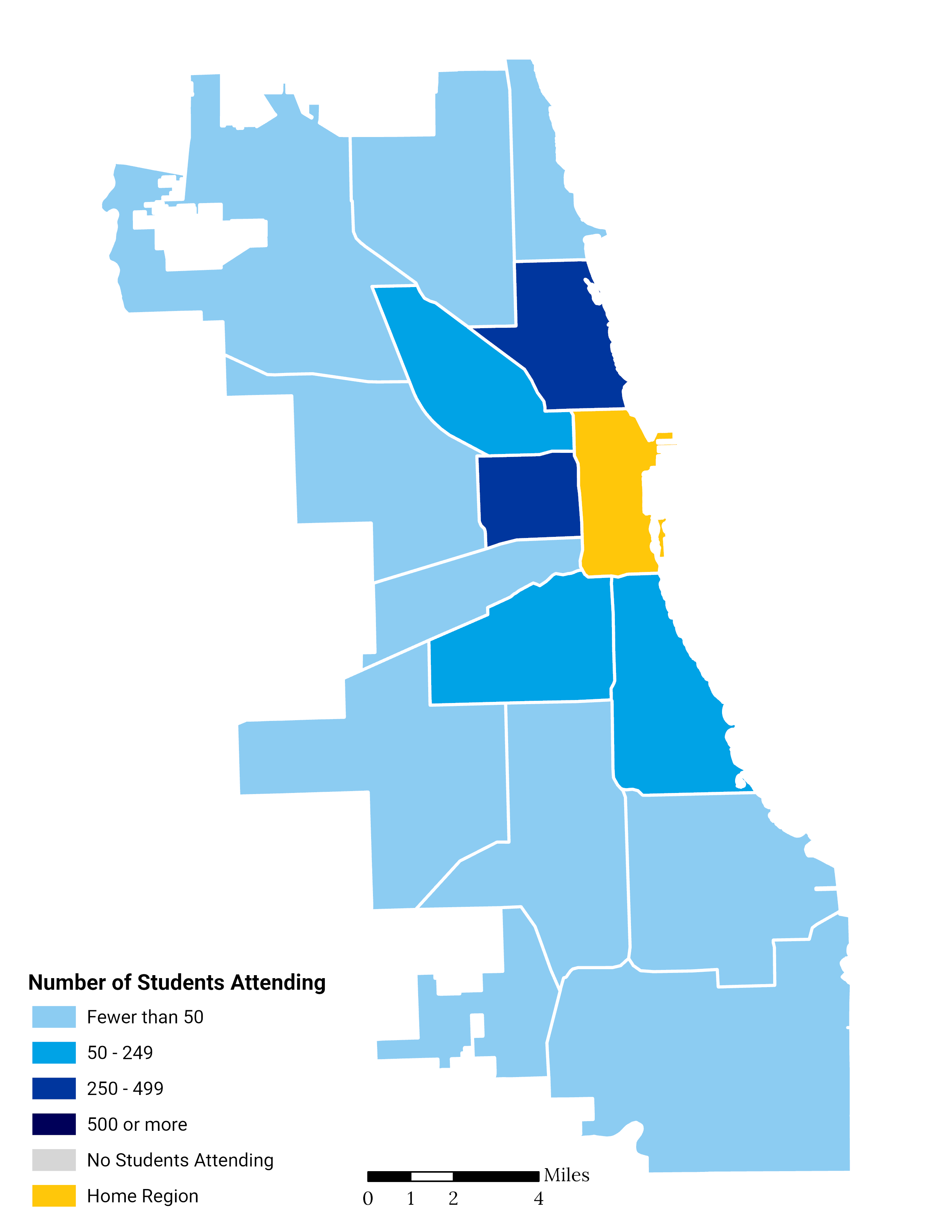 Choice Footprint map of Central Area