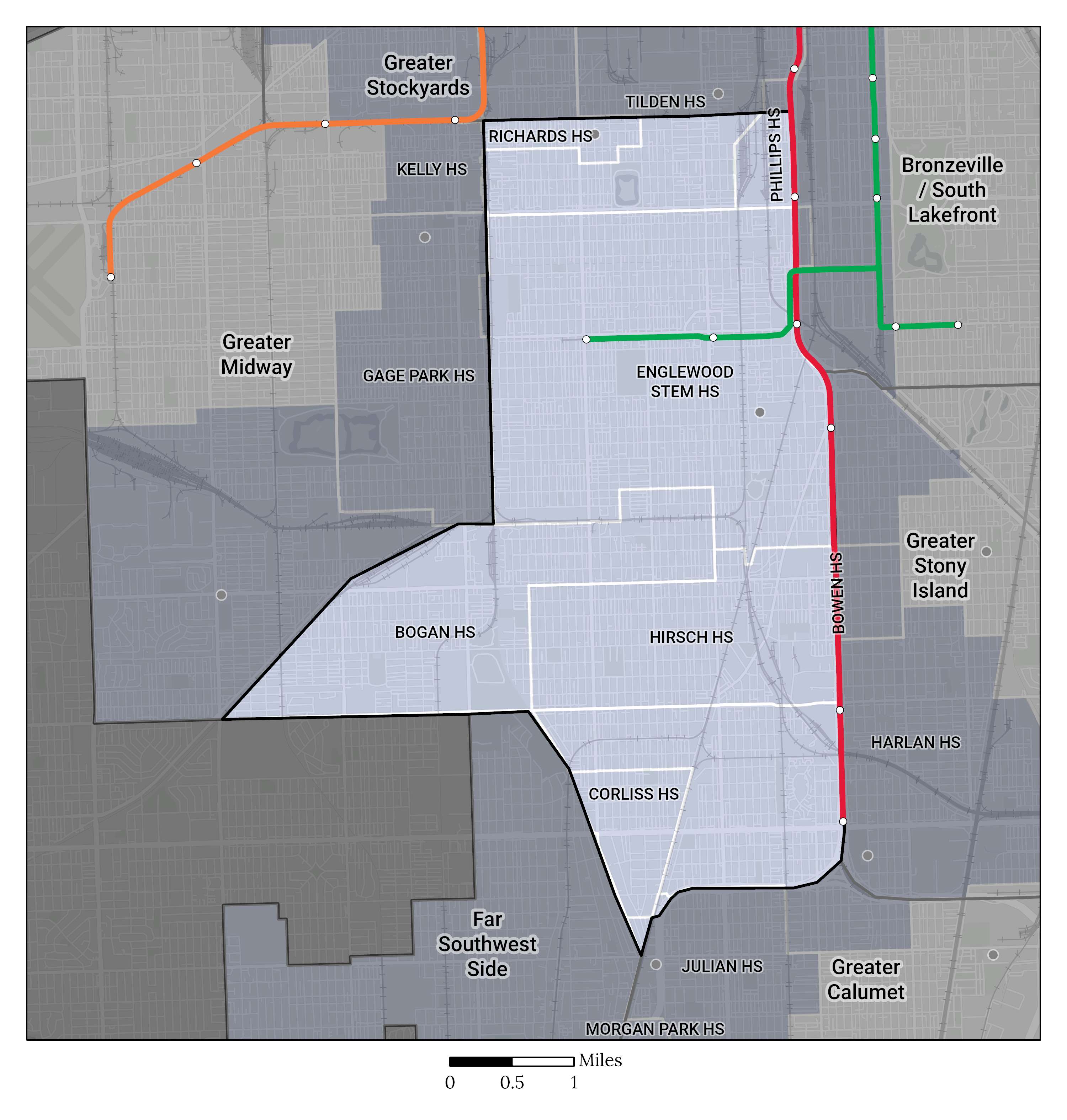 Attendance Area Maps HS South Side