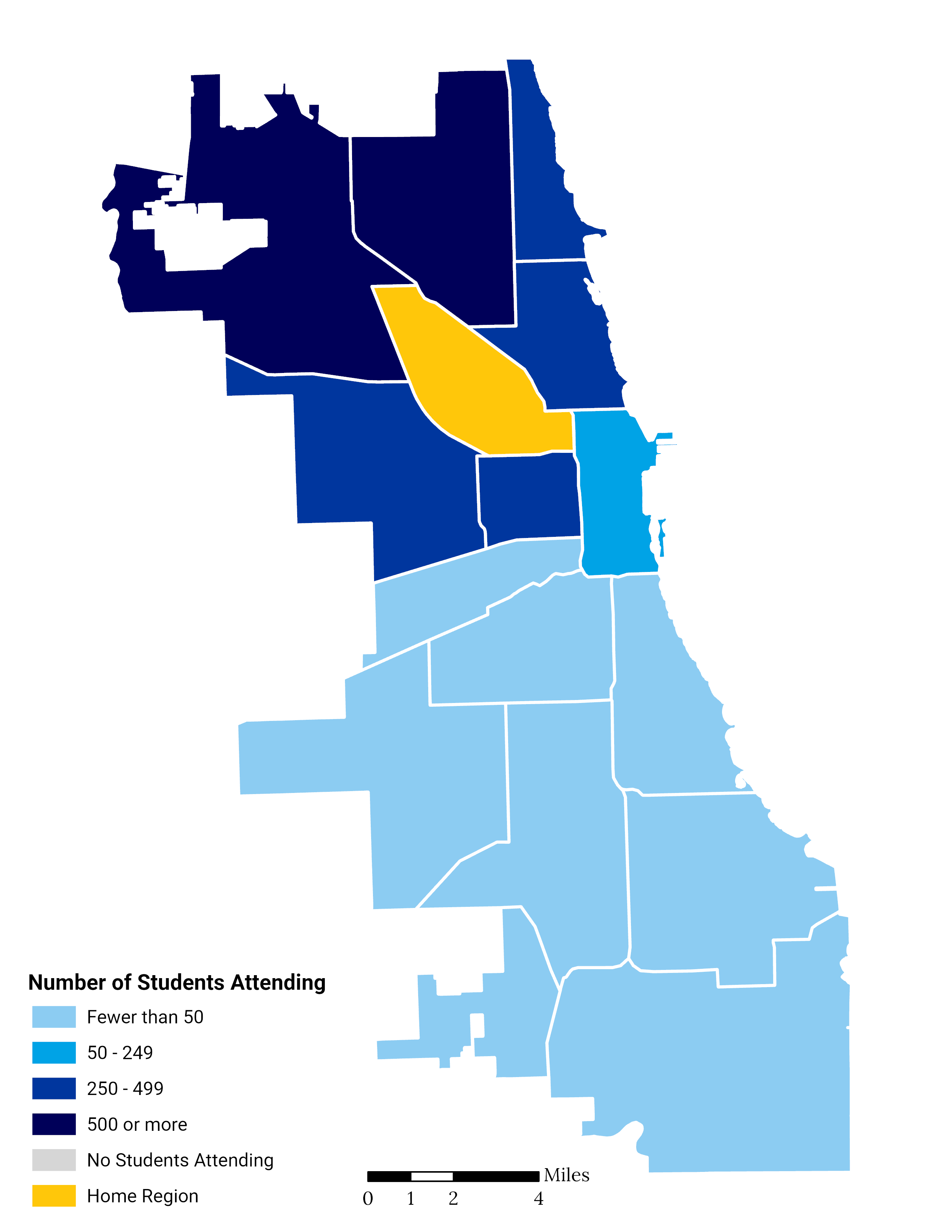 ARA High School Choice Footprint Map Greater Milwaukee Avenue