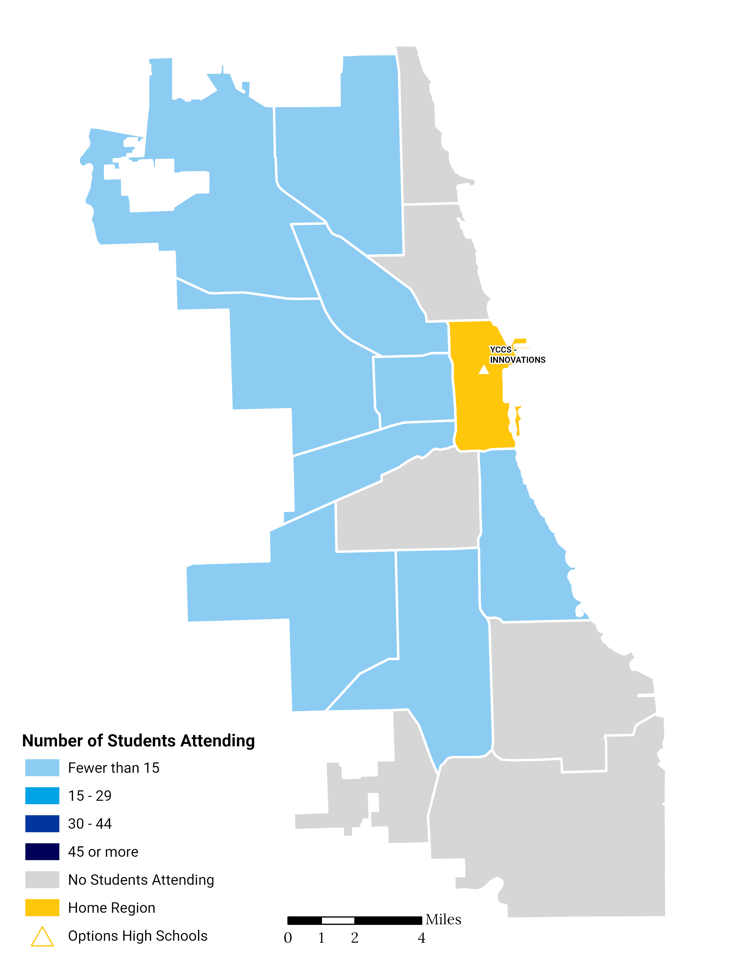 Options HS Choice Footprint Map Central Area