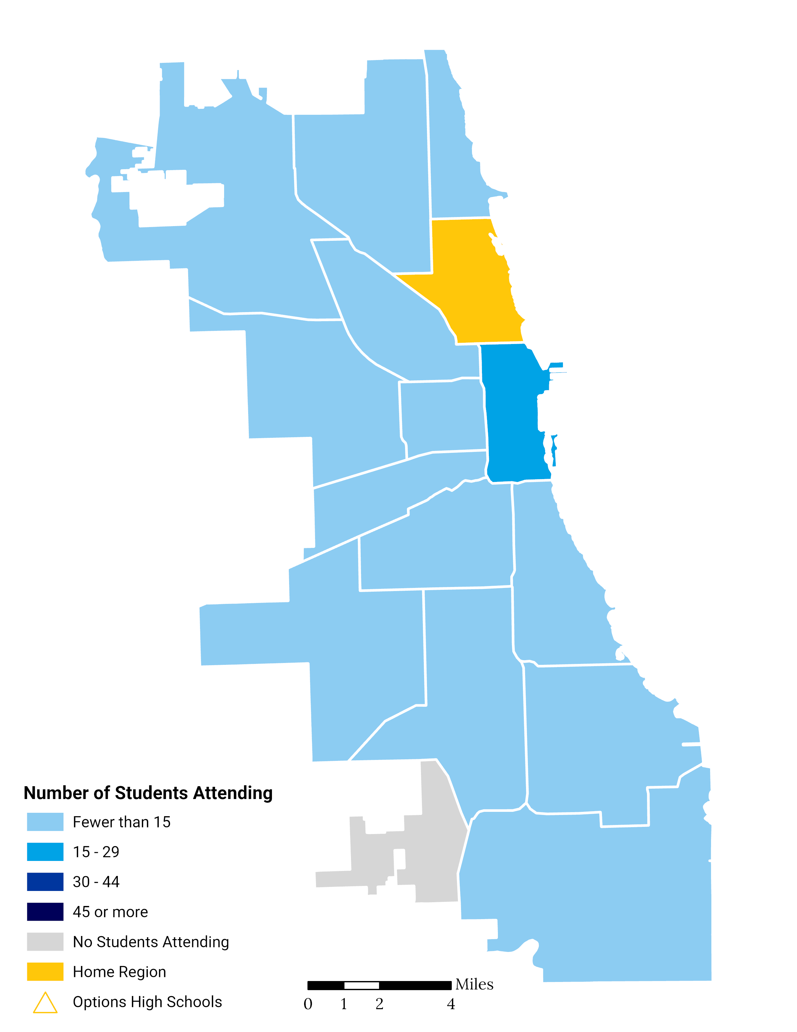 Options HS Choice Footprint Map of Greater Lincoln Park Lincoln Park