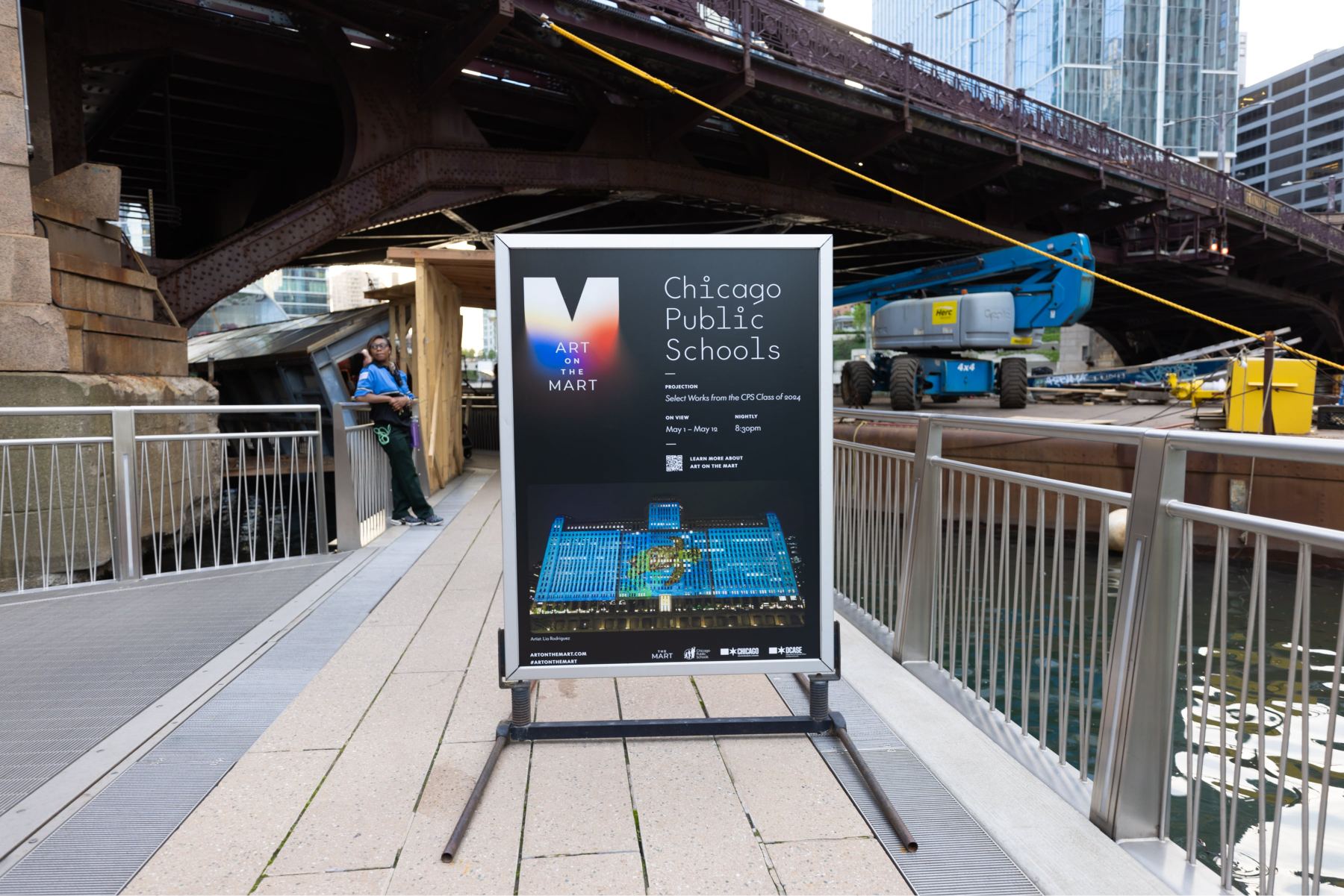 Art on the Mart poster